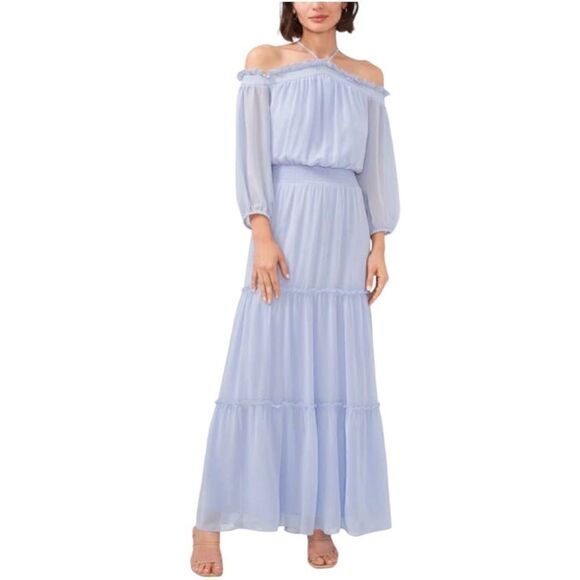 NEW HALOGEN long Sleeve Maxi Dress Women Size XXL - Picture 1 of 12